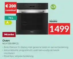 Selexion Miele Oven MLH7260BPCS aanbieding
