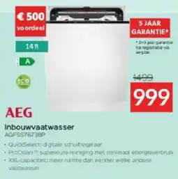 Selexion AEG Inbouwvaatwasser AGFSS76738P aanbieding