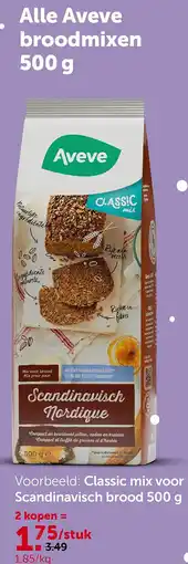AVEVE Classic mix voor Scandinavisch brood 500 g aanbieding