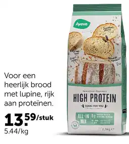 AVEVE Voor een heerlijk brood met lupine, rijk aan proteïnen aanbieding