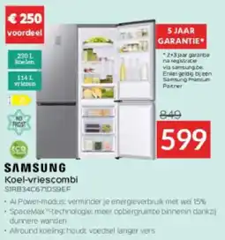 Selexion Samsung Koel-vriescombi S1RB34C671DS9EF aanbieding