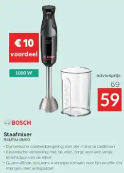 Selexion Bosch Staafmixer B4MSM 48610 aanbieding