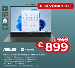 Exellent Asus Vivobook S16 M 3607HA-RP208W-BE-ITAS M3607HARP20 aanbieding