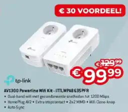 Exellent tp-link AV1300 Powerline Wifi Kit-ITTLWPAB 635PFR aanbieding