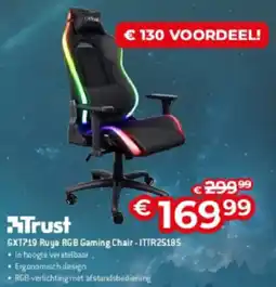 Exellent Trust GXT719 Ruya RGB Gaming Chair ITTR25185 aanbieding