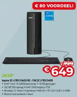 Exellent Acer Aspire XC-178515428 BE-ITACXC 178515428 aanbieding