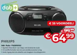 Exellent Philips DAB+ Radio PSAZB50012 aanbieding