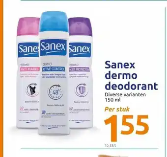 Action Sanex dermo deodorant aanbieding