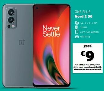 Base One plus nord 2 5g aanbieding
