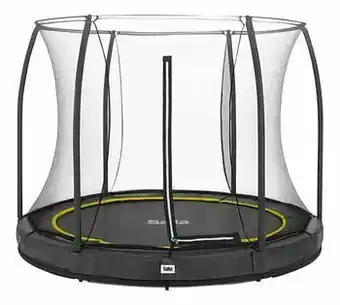 Salta inbouwtrampoline met veiligheidsnet Comfort Edition Ground Ø 2,13 m zwart