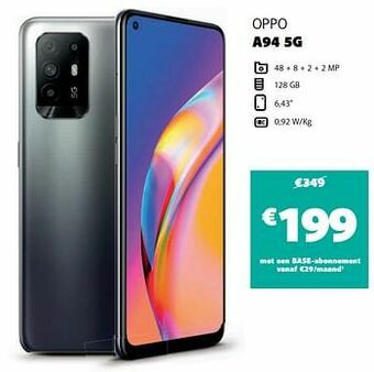 Base Oppo a94 5g aanbieding