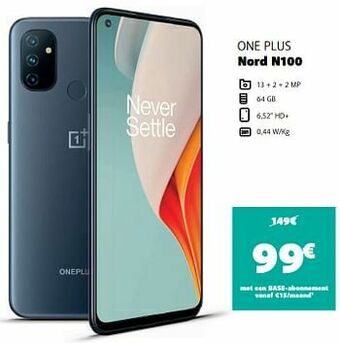 Base One plus nord n100 aanbieding