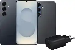 Coolblue Samsung Galaxy S25 128GB Grijs 5G + Accessoirepakket aanbieding