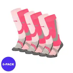 Decathlon Unisex skisokken – 6-pack – maat 35 t/m 48 - Voordeelpakket aanbieding