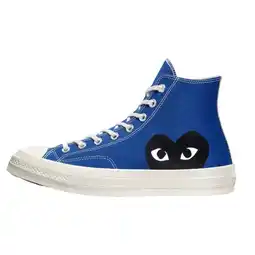 Decathlon Schoenen Chuck Taylor All-Star 70s Hi Comme des Garçons Play Blue Quartz aanbieding
