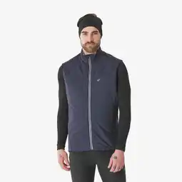 Decathlon Langlauf bodywarmer voor heren 100 donkerblauw aanbieding