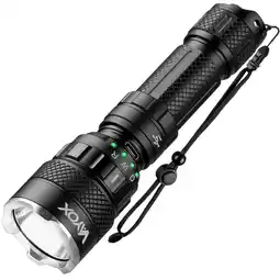 Decathlon Vayox VA0099 zaklamp, 1500lm, SST40 15W 6500K, oplaadbaar, 3 kleuren aanbieding