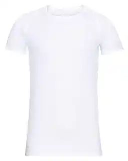 Decathlon Odlo Active F-Dry Light Eco Short Sleeve Jersey Wit aanbieding