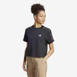 Decathlon T-SHIRT VOOR FITNESS EN SOFT TRAINING DAMES VIBAOP ZWART aanbieding