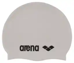Decathlon ARENA Cap CLASSIC Silicone White/black aanbieding