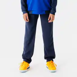 Decathlon Trainingsbroek voor voetbal kinderen ESSENTIAL marineblauw aanbieding