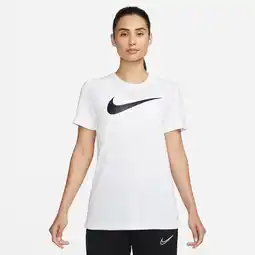 Decathlon Dames-T-Shirt met Korte Mouwen Nike Wit aanbieding