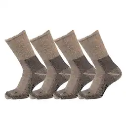 Decathlon Xtreme Trekking Sokken Thermal Medium 4-pack Grey Mouliner aanbieding