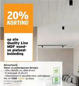 GAMMA Wand- en plafondpaneel Bellagio aanbieding