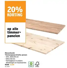 GAMMA Timmerpaneel Eliotty grenen aanbieding