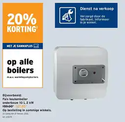 GAMMA Fais keukenboiler onderbouw 10 L 2 kW aanbieding