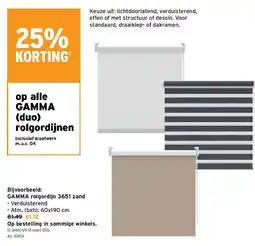 GAMMA GAMMA rolgordijn 3651 zand aanbieding