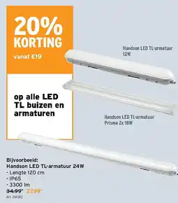 GAMMA Handson LED TL-armatuur 24W aanbieding
