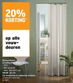 GAMMA Grosfi llex vouwdeur Spacy aanbieding