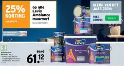 GAMMA Muurverf 2,5 L aanbieding