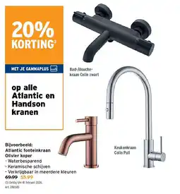 GAMMA Atlantic fonteinkraan Olivier koper aanbieding