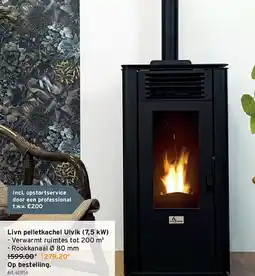GAMMA Livn pelletkachel Ulvik (7,5 kW) aanbieding