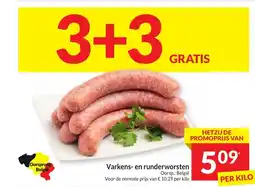 Intermarché Varkens- en runderworsten aanbieding