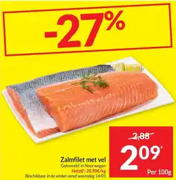 Intermarché Zalmfilet met vel aanbieding