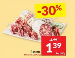 Intermarché Rosette aanbieding