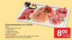 Intermarché Charcuteriepakket voor raclette aanbieding