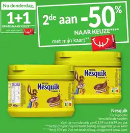 Intermarché Nesquik aanbieding