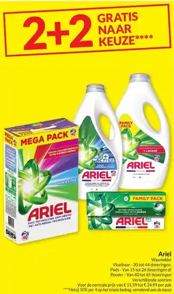 Intermarché Ariel Wasmiddel aanbieding