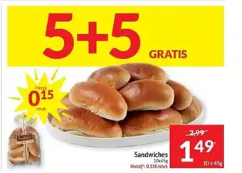 Intermarché Sandwiches aanbieding