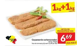 Intermarché Gepaneerde varkenssneden aanbieding