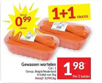 Gewassen wortelen