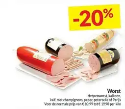 Intermarché Worst aanbieding