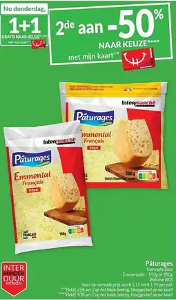 Intermarché Pâturages Geraspte kaas aanbieding