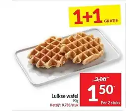 Intermarché Luikse wafel aanbieding