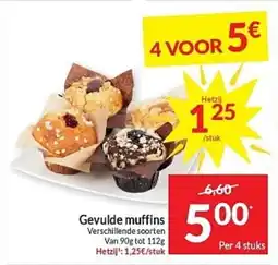 Intermarché Gevulde muffins aanbieding