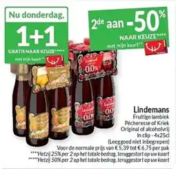 Intermarché Lindemans aanbieding